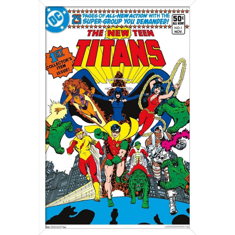Trends International DC Comics - Teen Titans - The New Teen Titans #1 Framed Wall Poster Prints, 1 of 7