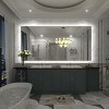 Apmir Super Bright 192 LEDs/m Back LED Lighted Anti-Fog Tempered Glass Bathroom/Vanity Mirror with ETL & 3-Year Warranty - 2 of 4