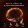 VEVOR Pipe Heating Cable, 9FT 7W/FT Heat Tape for Pipes with Built-in Thermostat, Water Pipe Heat Cable Protects PVC Hose, Black - 3 of 4