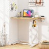 Tangkula Mobile Standing Desk Height Adjustable Overbed Bedside Table w/ Cup Holder & Headphone Hook - 4 of 4