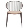 Zuo Silues Dining Chair Taupe & Brown - 3 of 4