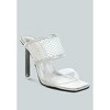 Salween Clear Embellished Square Toe Women Heels - 2 of 4