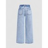 Mocamel Y2K Wide Leg Ripped Jeans for Girls - Spring/Summer Beach & Concert Outfits - 2 of 4