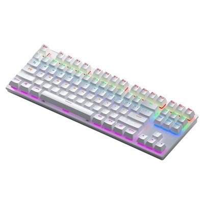 Gaming Keyboard, Wired Ultra-Compact Mechanical Keyboard 61 Keys, RGB Backlit with Blue Switch Mini Keyboards, for Windows Mac