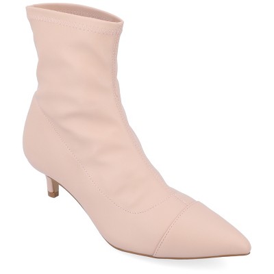Journee Collection Womens Jadde Pull On Kitten Heel Bootie
