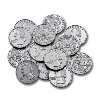Learning Advantage Play Half-dollar Plastic Coins, Set Of 50 : Target