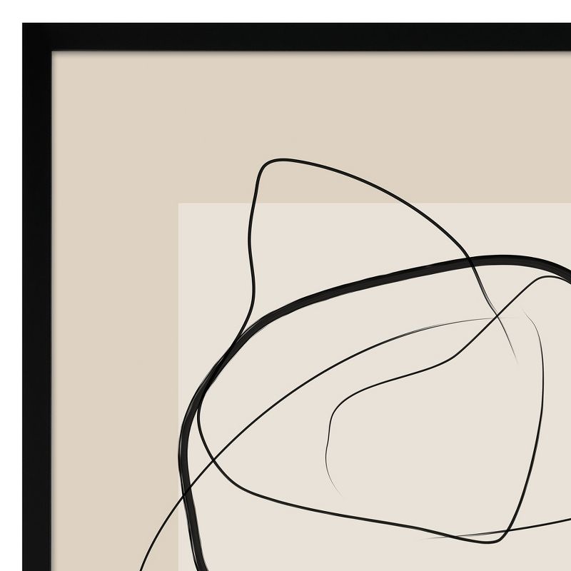 Americanflat - Neutral Mid Century Modern Abstract by The Print Republic - Abstract Modern Wall Art, 6 of 8