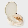 Faux Leather Initial Travel Jewelry Organizer - A New Day™ - 2 of 2