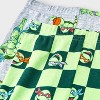 Toddler Boys' 4pc Teenage Mutant Ninja Turtles Cotton Long Sleeve Pajama Set - Green/Gray - 4 of 4