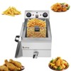 Winado 12.5 qt. Stainless Steel Electric Deep Fryer with Faucet - 3 of 4