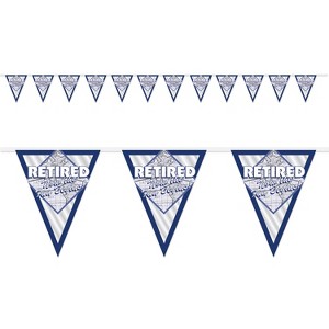 Beistle Retired Now The Fun Begins! Pennant Bnr, 11" x 12', (2/Pkg) Multicolored - 1 of 1