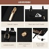 Laptop Tote Bag for Women,Leather Work Bag,Large Computer Handbag Purse Briefcase - 3 of 4