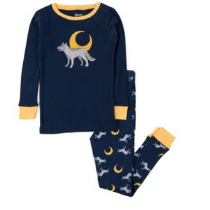 Leveret Kids Cotton Pajamas - Animal Print - 1 of 3