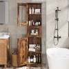 Narrow Bathroom Cabinet 67in H Tall Bathroom Storage Cabinet with 2 Doors & 1 Drawer Freestanding Slim Cabinet for Living Room Kitche - 2 of 4