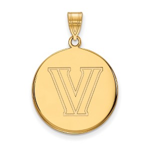 Black Bow Jewelry 14k Yellow Gold Villanova Wildcats NCAA Large Pendant - 1 of 2