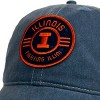 University Of Illinois Vintage Trucker Hat Vintage Cotton Till Trucker Cap With Campus Lab Branding Deep Navy OS - 4 of 4