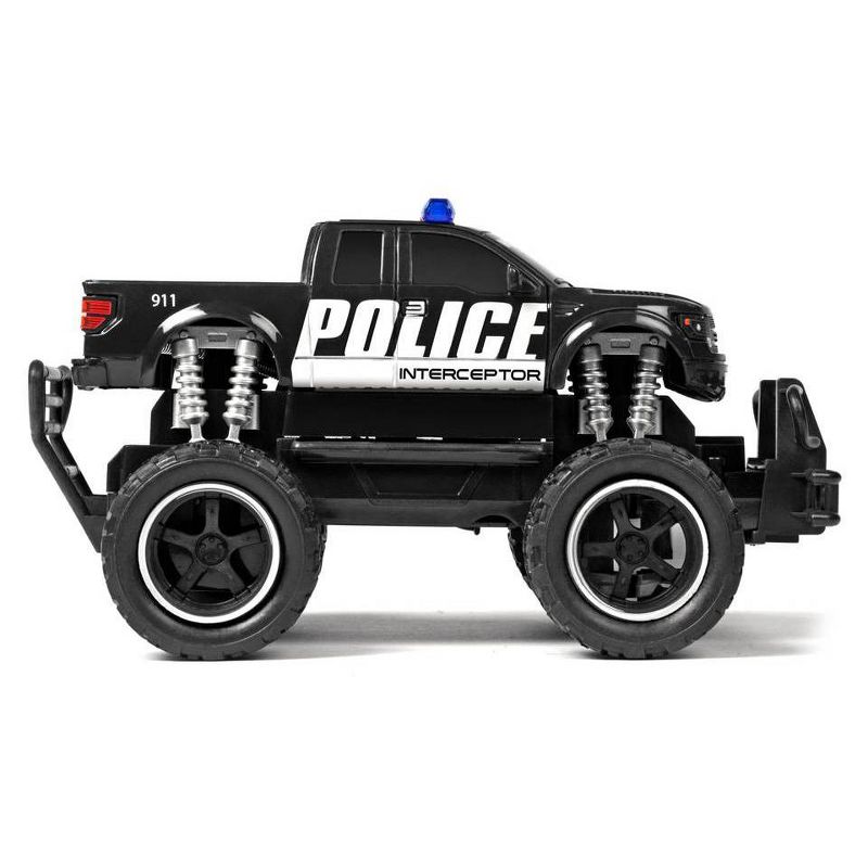 World Tech Toys Ford F-150 SVT Raptor Police Pursuit RTR Electric RC Monster Truck - 1:24 Scale - 2pk, 3 of 4