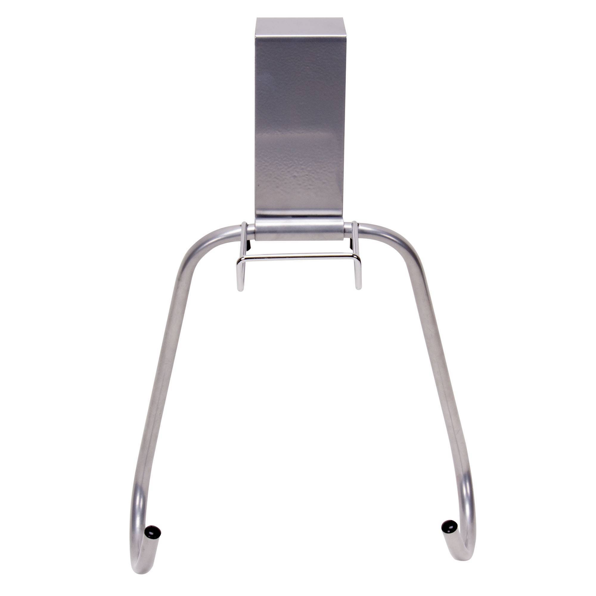 Household Essentials Over-The-Door Iron and Ironing Board Holder Chrome: Metal, Multipurpose, Silver, 15.5" Height