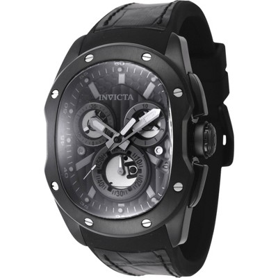 Invicta 45440 Men's Lupah Revolution 2.0 Black Strap Chrono Watch