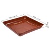Unique Bargains Indoor Outdoor Plastic Square Plant Pot Flower Saucers Tray Red 1 Pc - 2 of 4