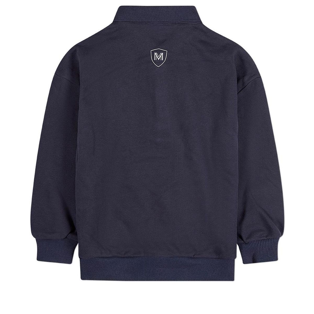 Memoi Boys Long-Sleeve Cotton-Rich Fleece Polo Sweatshirt - thumbnail 5