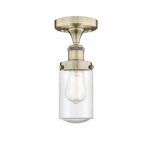 Dover - 1 Light Semi-Flush Mount In Industrial Style-8.25 Inches Tall and 6.5 Inches Wide - 1 of 1