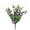 Allstate Floral Petunia Artificial Floral Bush Spray - 20" - Purple - 3 of 4