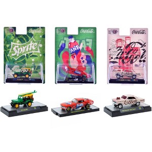 "Sodas" Set of 3 pieces Release 56 Limited Edition to 10000 pieces Worldwide 1/64 Diecast Model Car by M2 Machines - 1 of 4