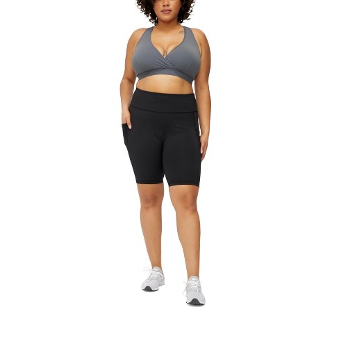 Tomboyx Bike Shorts, High Waist 9 Workout Compression Spandex With Pockets  For Women, Plus Size Inclusive (xs-6x) Embrace The Curve X Small : Target