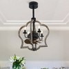 Bella Depot 15" Farmhouse Distressed Wood Ceiling Fan 3-Speed Reversible Blades - 2 of 4