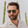 WMP Eyewear Polarized Modern Rounded Square Men's Sunglasses - 3 of 3