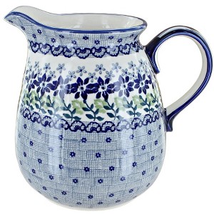 Blue Rose Polish Pottery D039 Manufaktura Pitcher - 1 of 1
