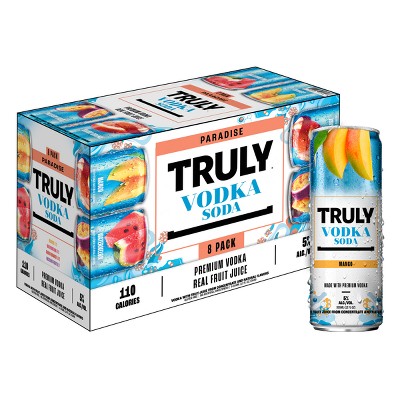 Truly Vodka Soda Paradise Collection - 8pk/12 fl oz Cans