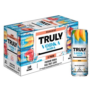 Truly Vodka Soda Paradise Collection - 8pk/12 fl oz Cans - 1 of 4