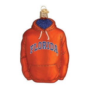 Old World Christmas Blown Glass Ornament for Christmas Tree, Florida Gators Hoodie - 1 of 4