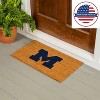 EvergreenNCAAMichigan Wolverines Logo Natural Coir 28 x 16 Inches Indoor Outdoor Doormat - 2 of 4