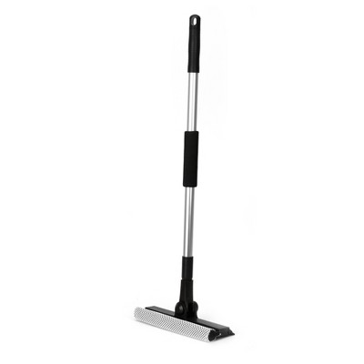 Turtle Wax 27" to 47" Telescopic Squeegee: Auto & Car Windshield Cleaning Tool, Black, Aluminum Handle
