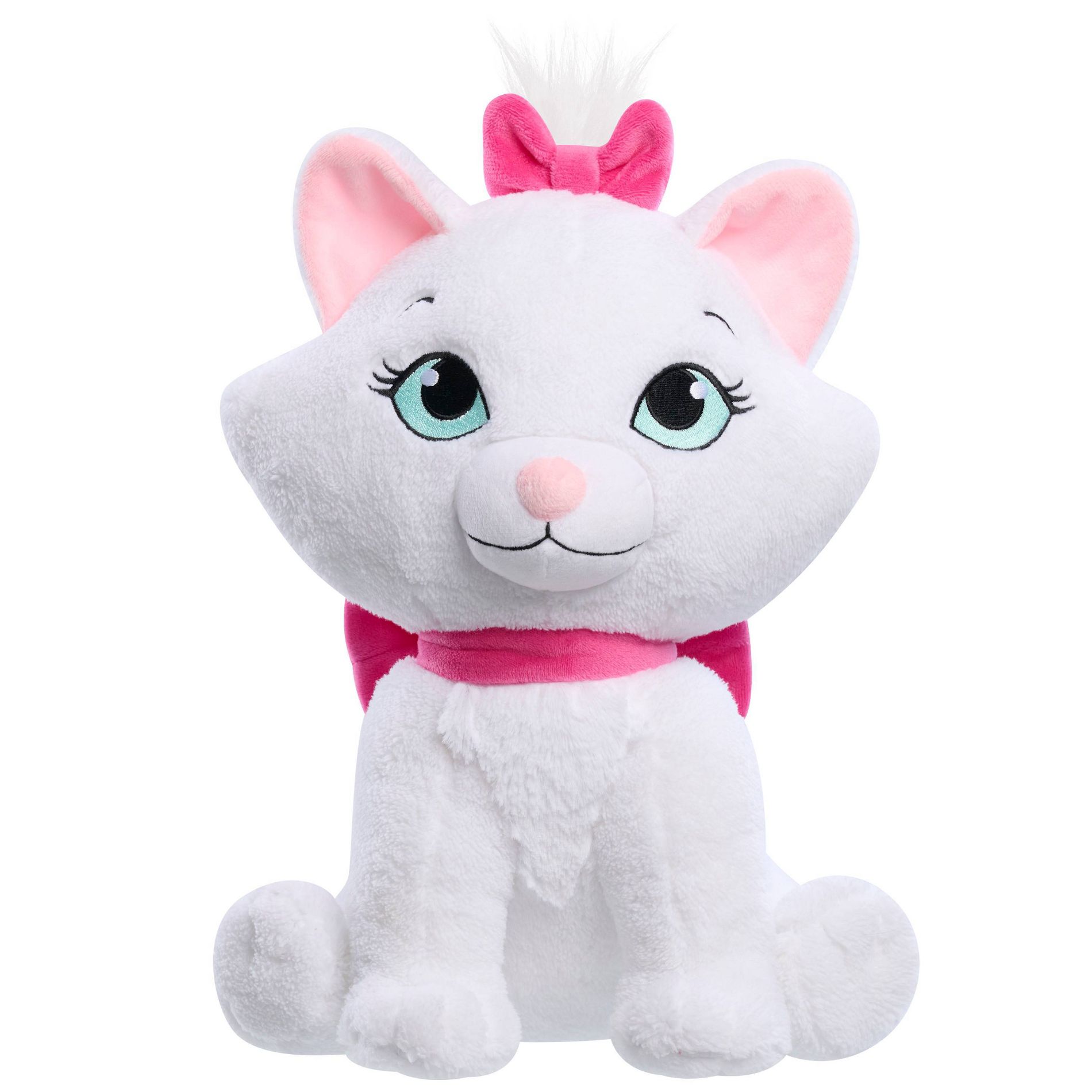 Disney Signature Collection Marie Clubhouse Plush Stuffed Animal: Polyester Cat Character Toy, 13" Height, 0.62 Lbs