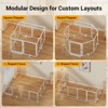 Docred Clear Acrylic Pet Playpen 25.6"H Transparent Dog Fence with Support Feet Sturdy Indoor Enclosure for Puppy Cat Rabbit Easy to Assemble - 4 of 4