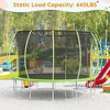 14FT Trampoline, Recreational Trampolines with Enclosure Net and Ladder - 2 of 4