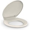 Elongated Toilet Seat with Toddler Seat Built In, Slow Close Magnetic Lid, Potty Training Seat for Kids and Adults, Safe PP Material - 2 of 4