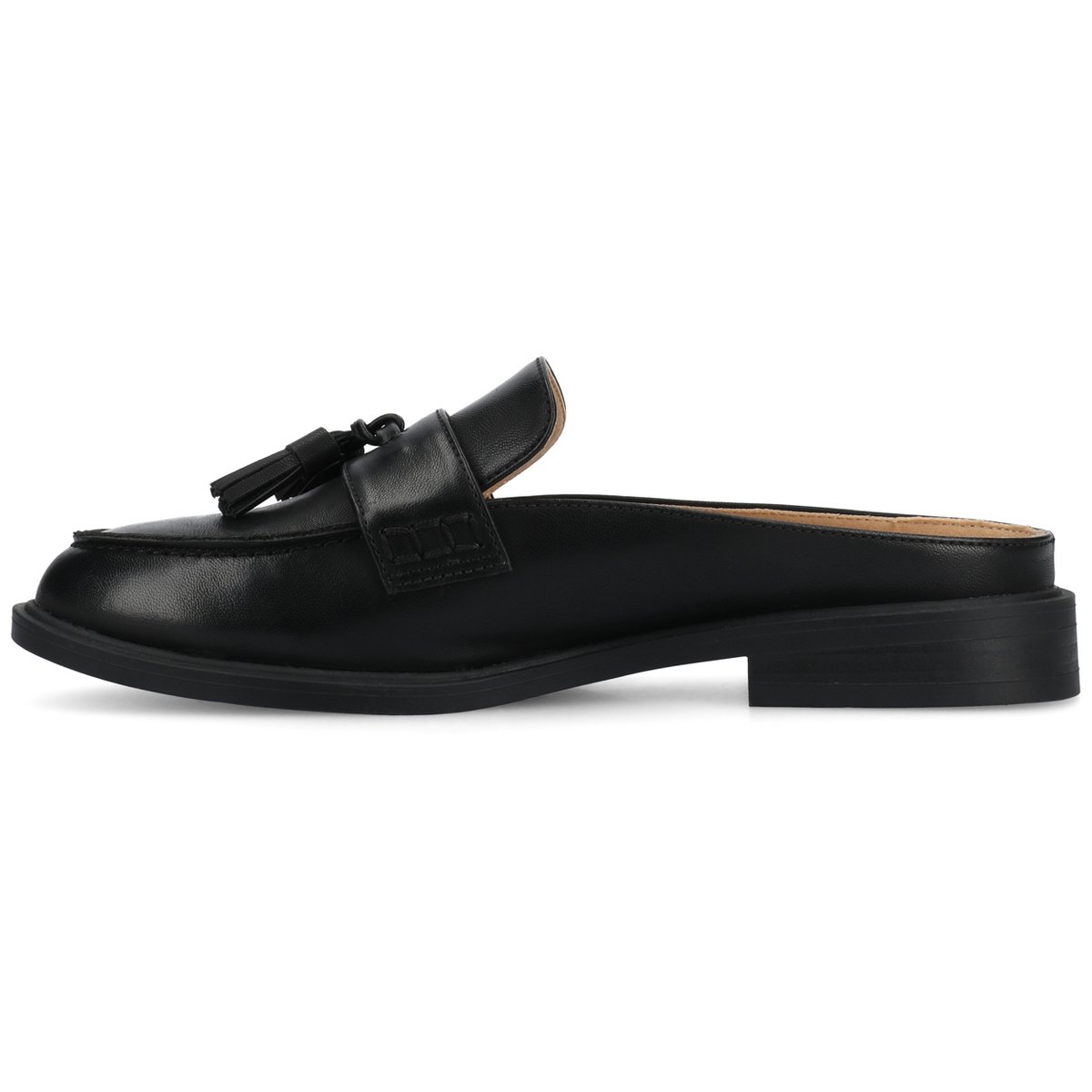 Женские сабо Journee Collection Journee Women's Azura Tassel Mule Loafer, Black 7 — фото 2