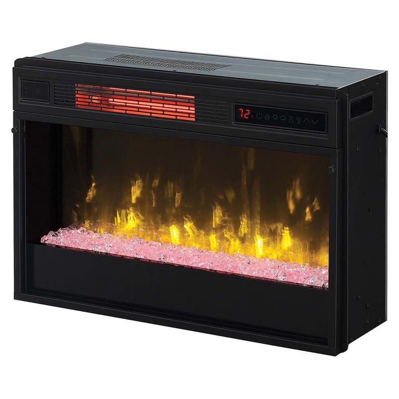 ClassicFlame 3D SpectraFire Plus 26" Infrared Fireplace Insert with Glass - Black, 26II342FGT, 3 of 10