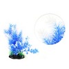 Unique Bargains Aquarium Plants Decorations Artificial Aquatic Plant Blue 1 Pcs - 3 of 4