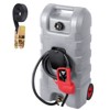 Portable Gas Fuel Tank 15 Gallon W/Casters,Portable Fuel Tank, Diesel Storage Can On-Wheels for Cars, Lawn Mowers,Boats,Container Caddy Can - 2 of 4