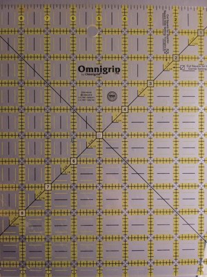 Omnigrid 10.5 Omnigrip Neon Square Ruler, Omnigrid #RN105