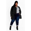 Avenue Women's Plus Size Splice It Sweater - image 3 of 4