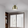 Livex Lighting Piedmont 1 - Light Flush Mount in  Antique Brass - 2 of 4