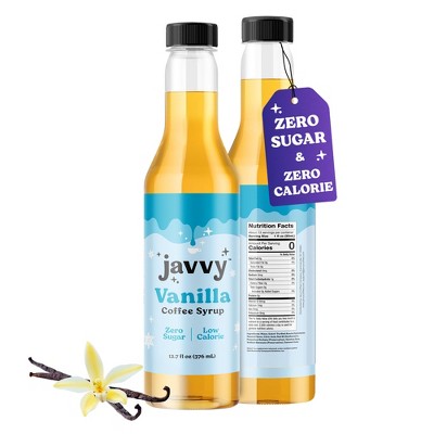 Javvy Coffee Syrup - Zero Sugar, Great for Flavoring All Types of Drinks