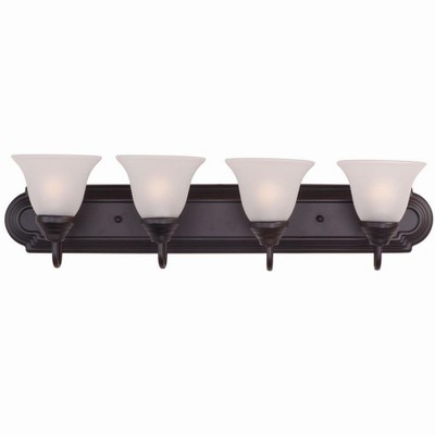 Maxim Lighting Essentials - 801x 4 - Light Vanity in  Oil Rubbed Bronze